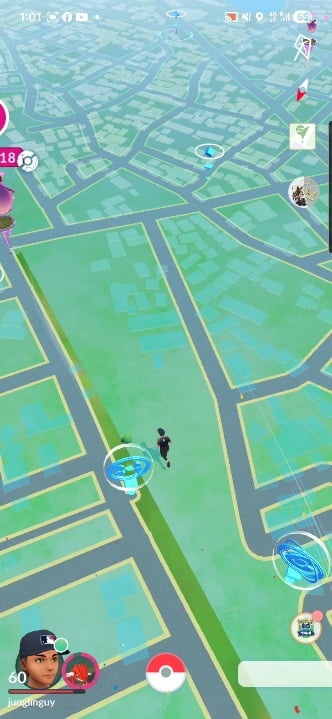 Shinkansen with my buddy Groudon... the big boy is having a hard time keeping up! 😂