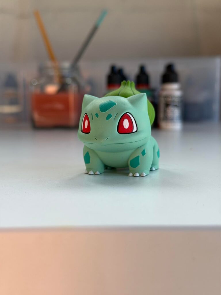 Bulbasaur printed and hand-painted