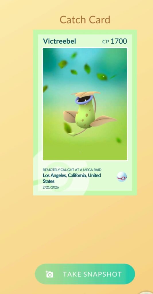 Remote raid missing Mega Energy