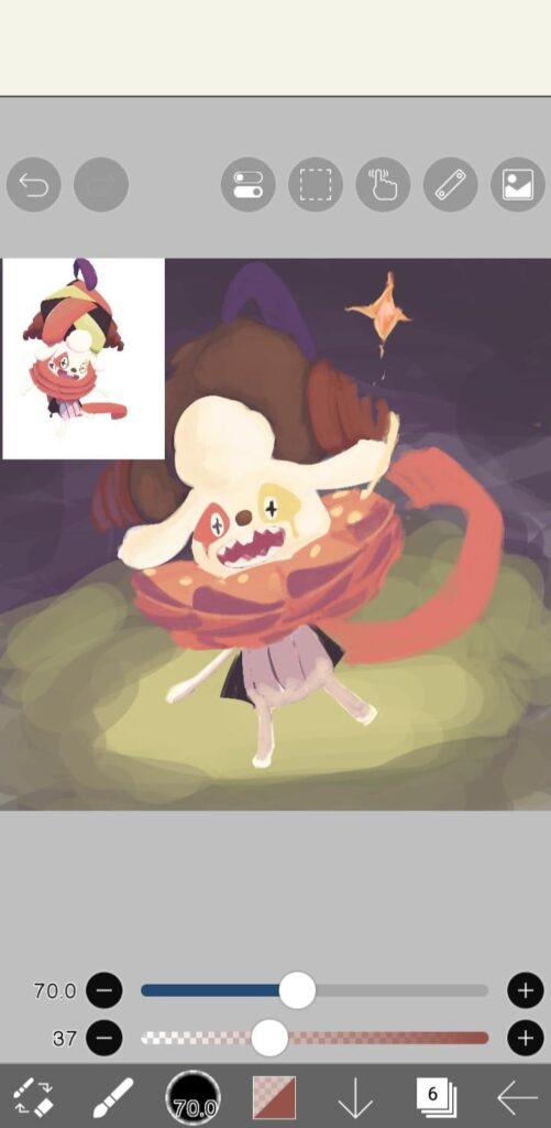 Tryna make a story with this mon fire/dark type