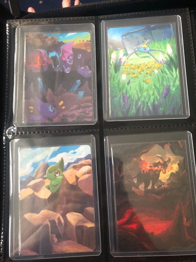 All of the cards I’ve painted so far
