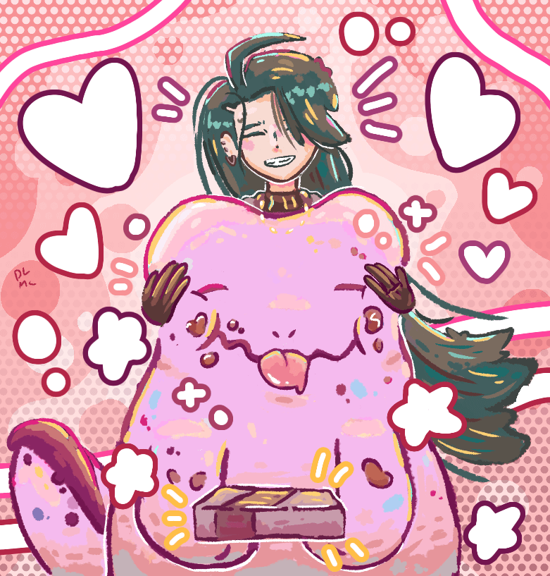 Rika and her quagsire [OC]