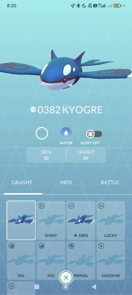 No shiny Kyogre???😭😭😭