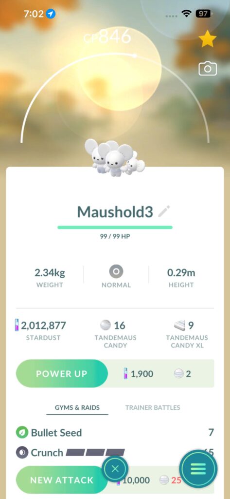 On a random evolve I got