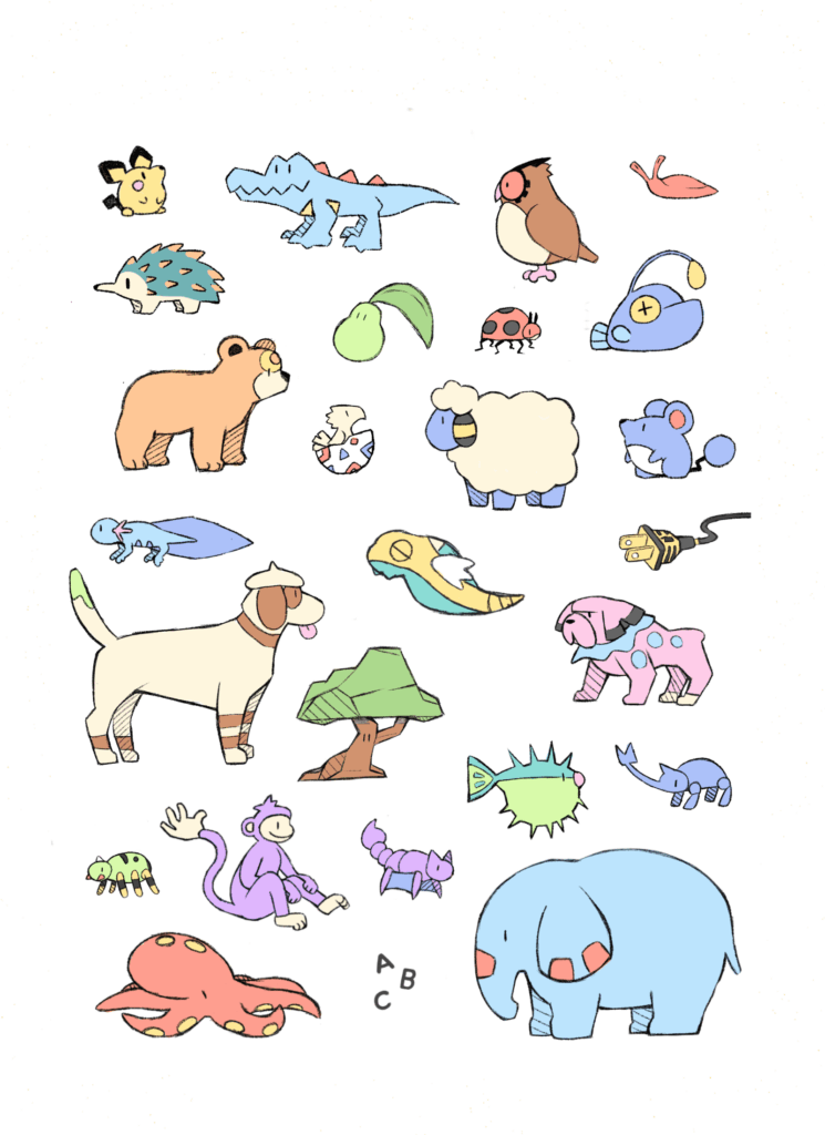 People liked the ones from yesterday, so heres some more totally normal animals (OC)