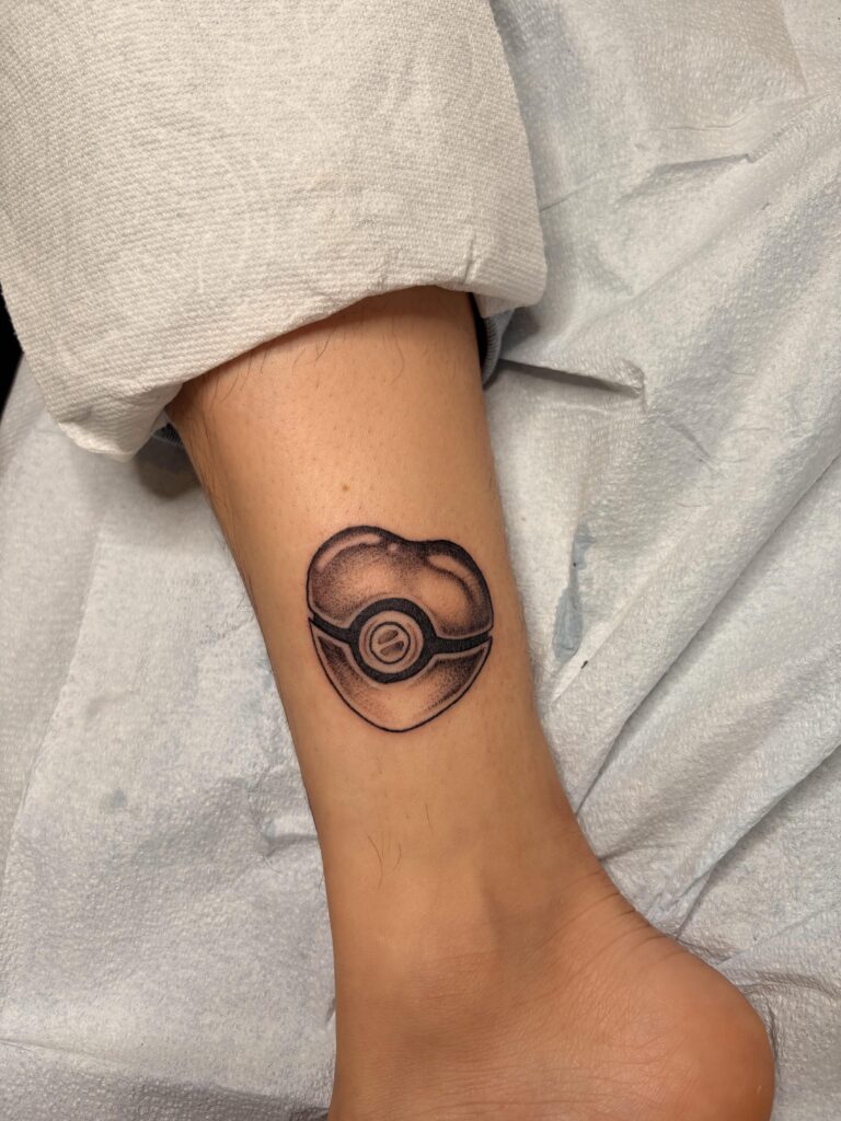 Hope this counts. My new forever Pokéball, heart shaped edition.