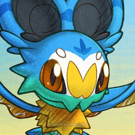 Noibat OC PMD pfp for EerieCipher (OC)