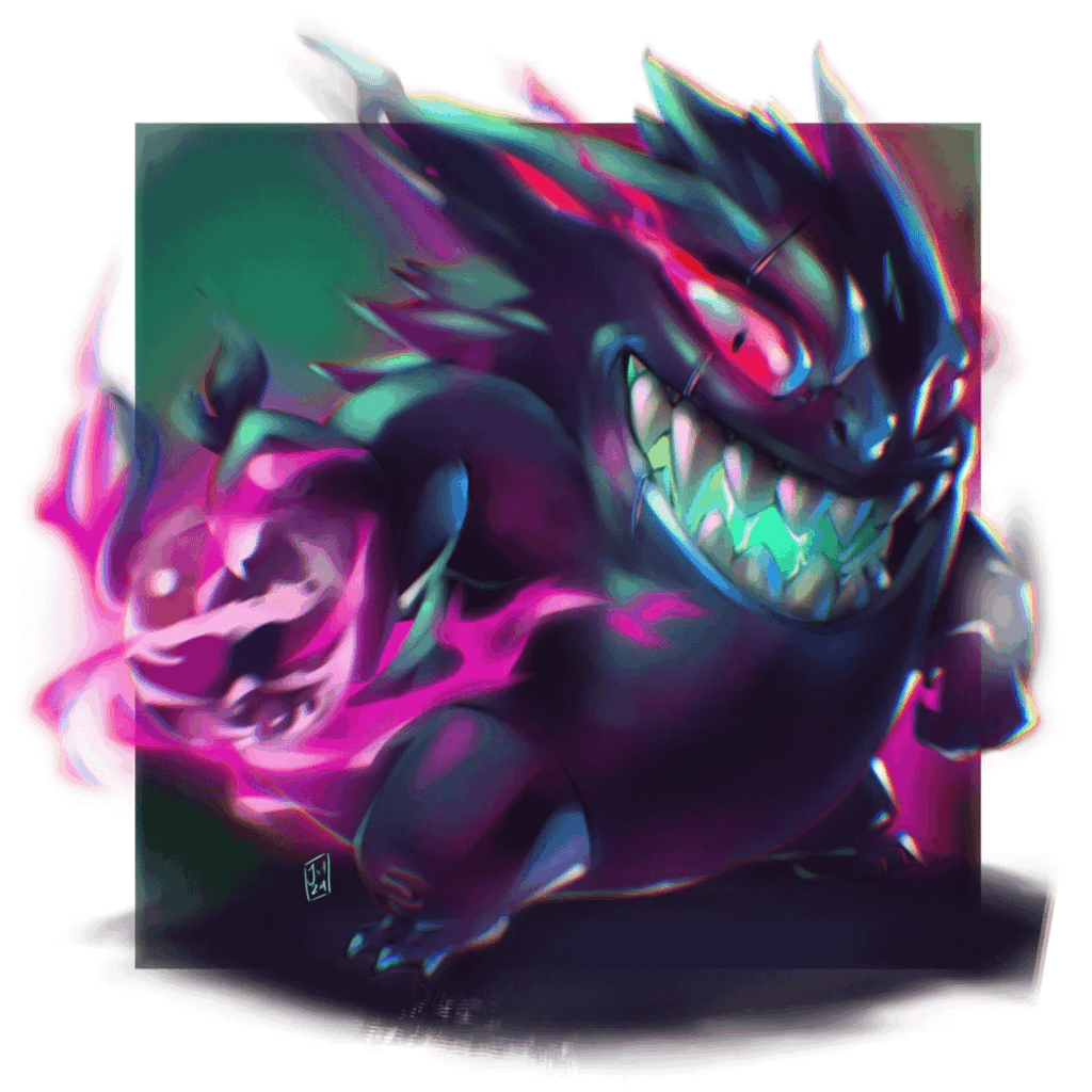 [OC] POKEMON FANART GENGAR