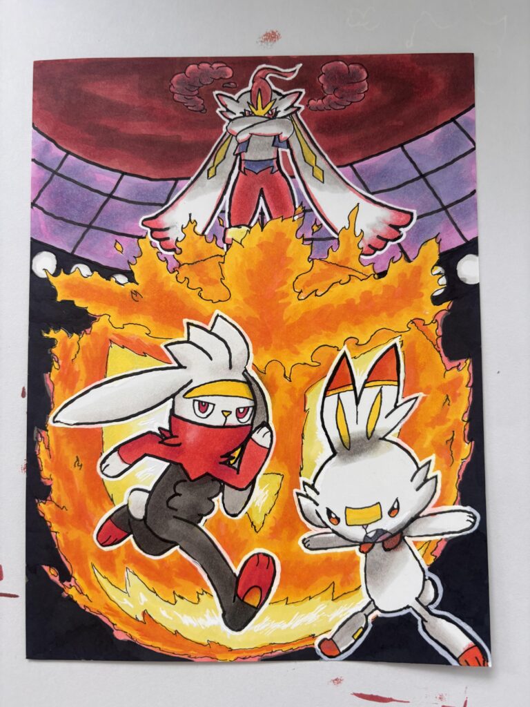 Drew my favorite pokemon line today