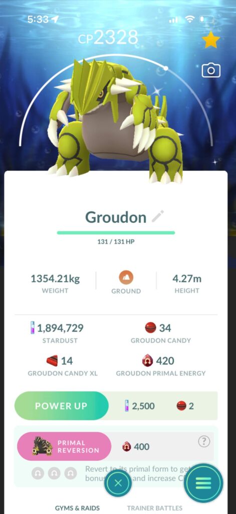 Glitched Groudon Background?