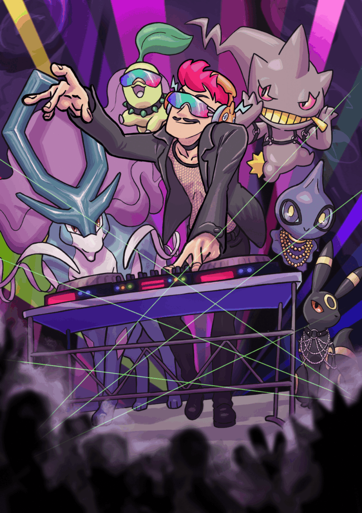 [OC] pokémon rave