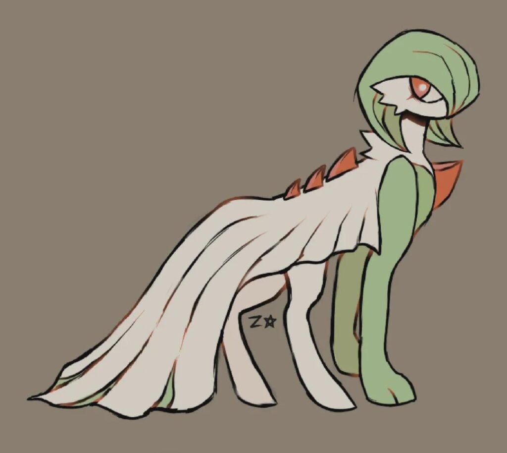 Let me introduce Gardevog!.Credits to @zzaihir (deleted Reddit account)