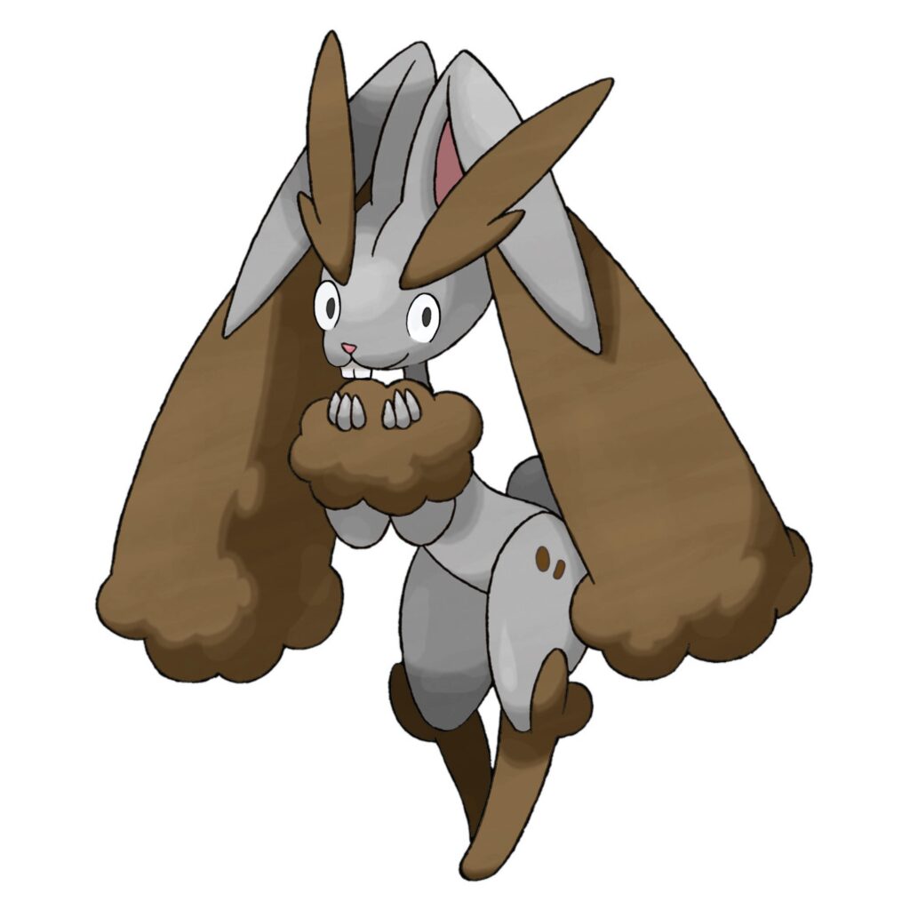 Blursed Bunnelpunny (Bunnelby + Lopunny)