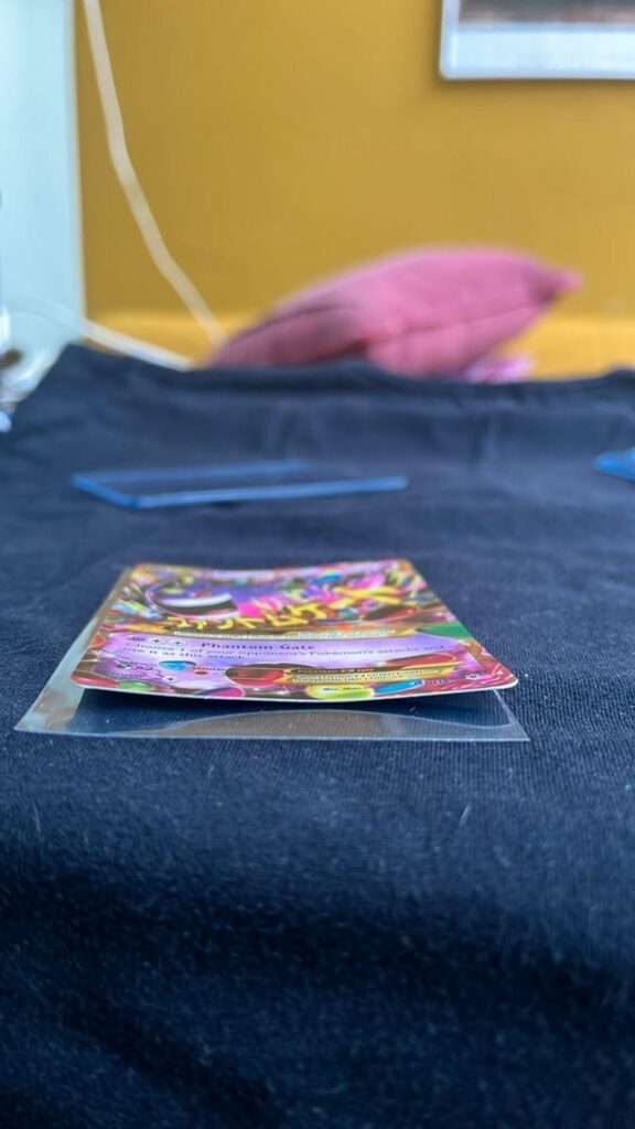 How long will it take to unbend this Pokémon card