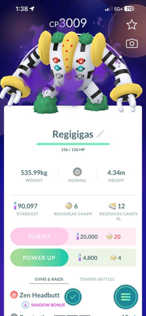 My strongest Pokemon so far.