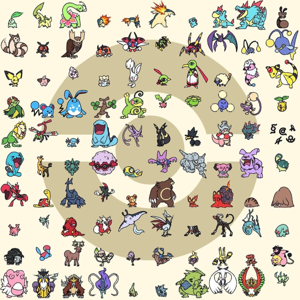 Every Johto Pokemon!