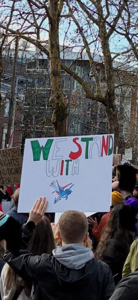 saw these two signs at today's rally