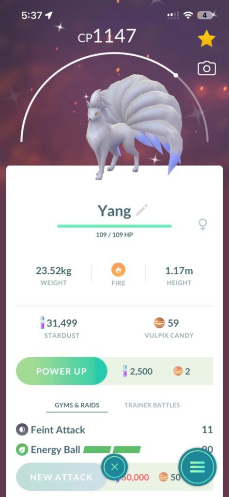 I caught and evolved these two in the span of just 20 minutes