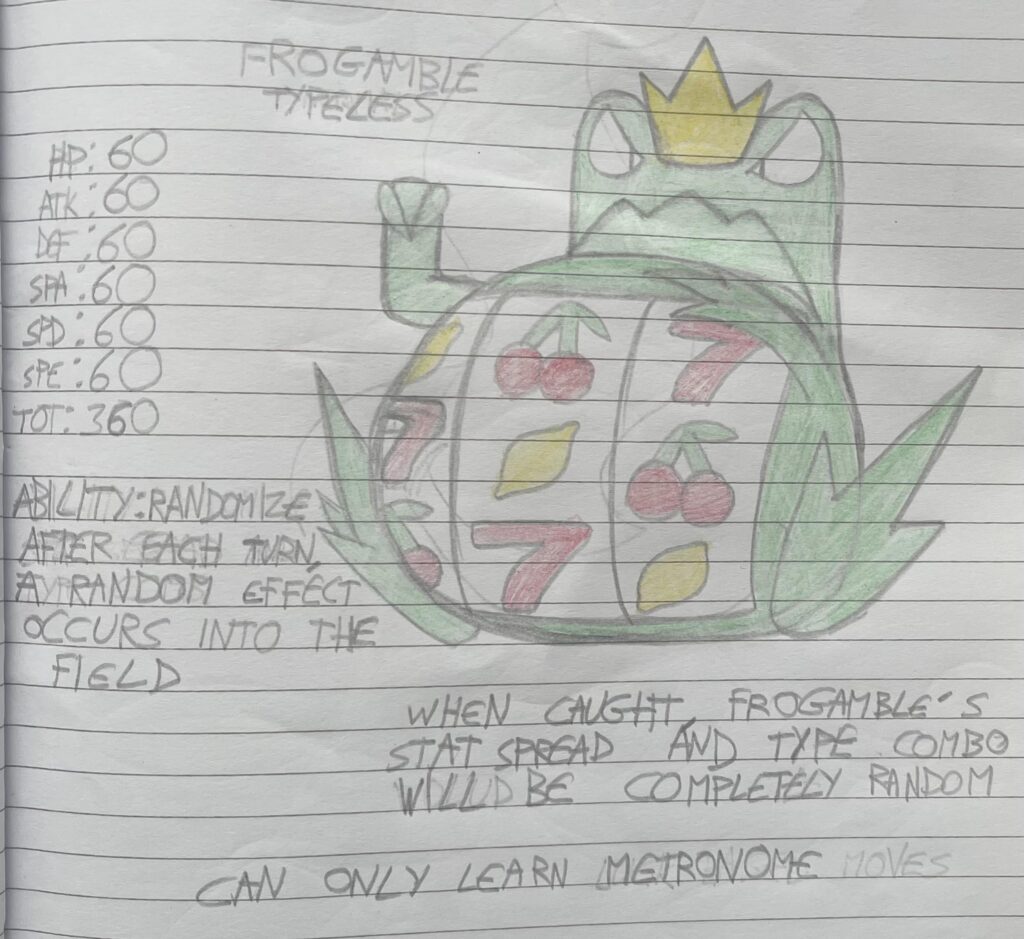 Frogamble, the luck Pokémon