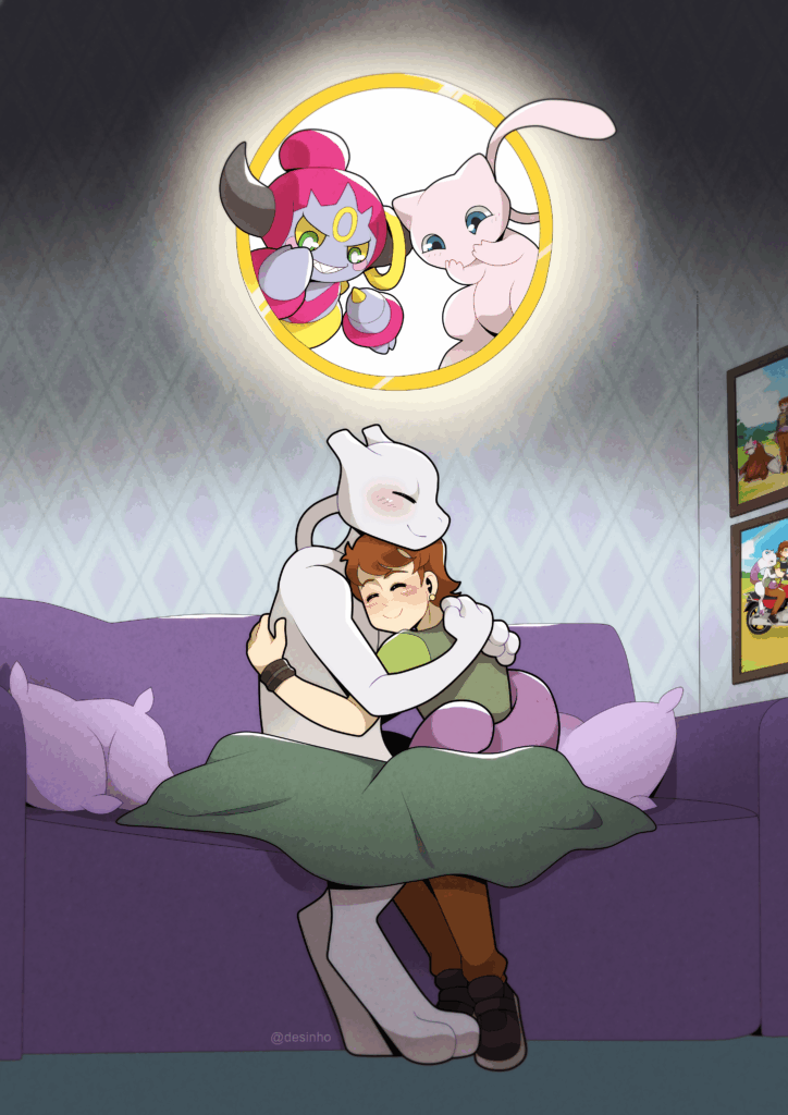 [OC] Jay and Mewtwo being watched ✨