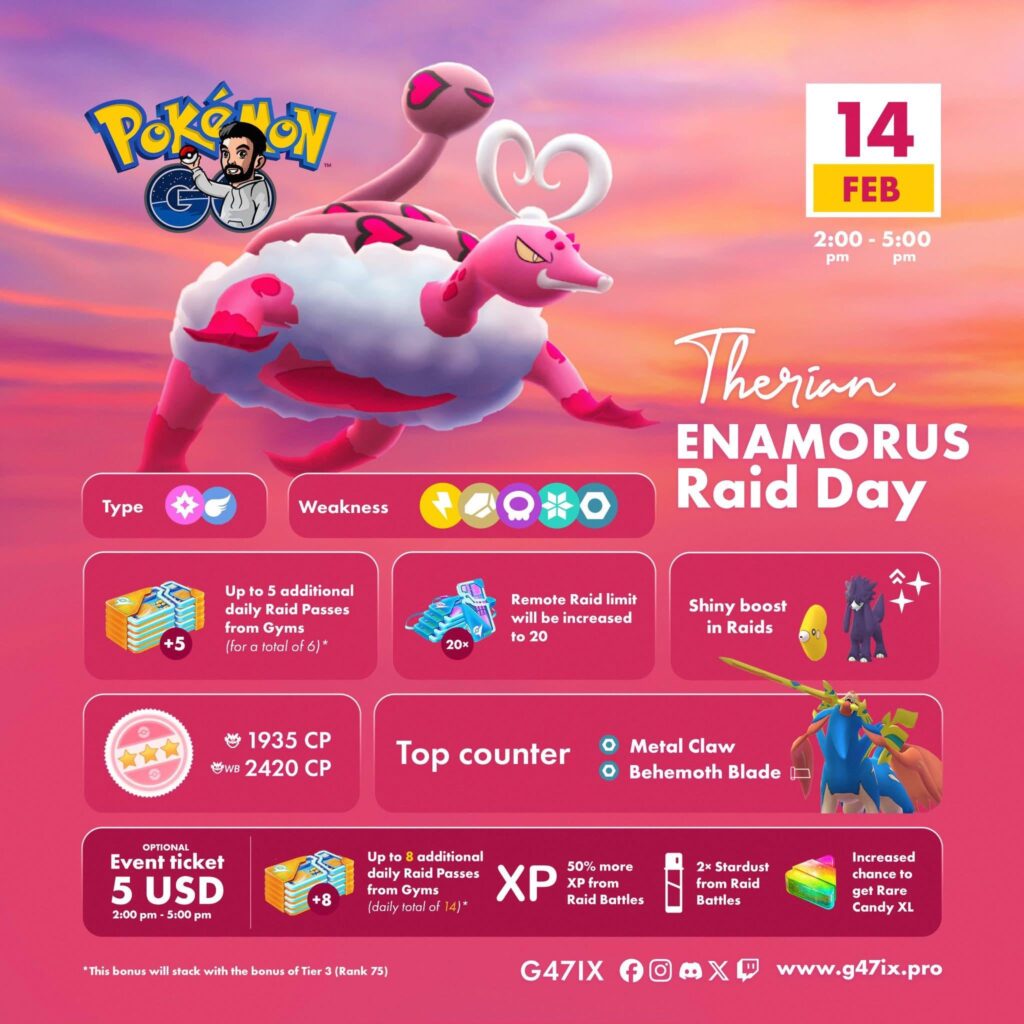 Therian Enamorus Raid Day