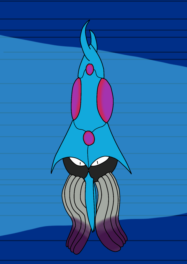 Mega Tentacrule. After Mega evolving it can use it's poison to propel itself over far distances, it uses this speed to ram into pray and predators. It has been said that it can reach speeds to up to 120mph.