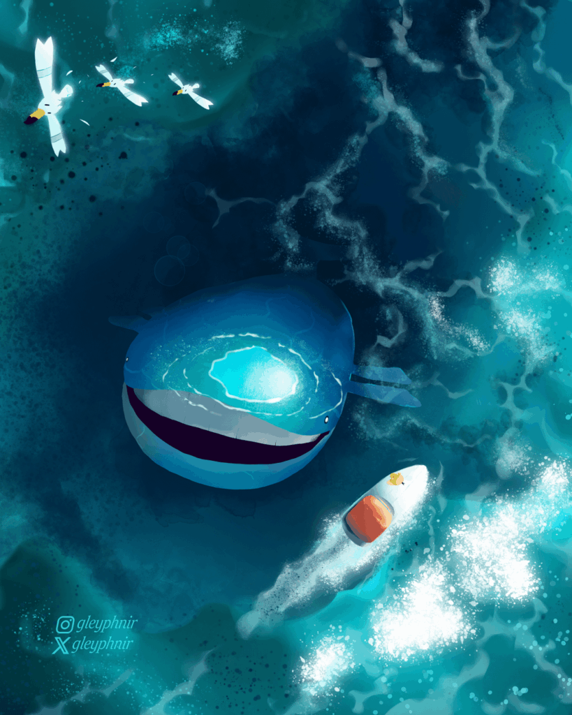 Drew the jolliest big guy [OC]