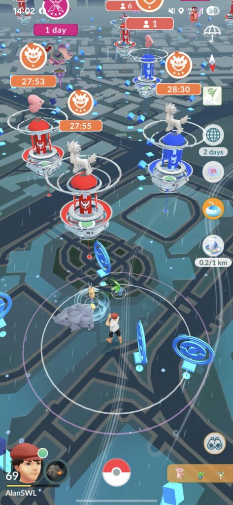 Raids in raid day filled with Furfrou and Luvdisc