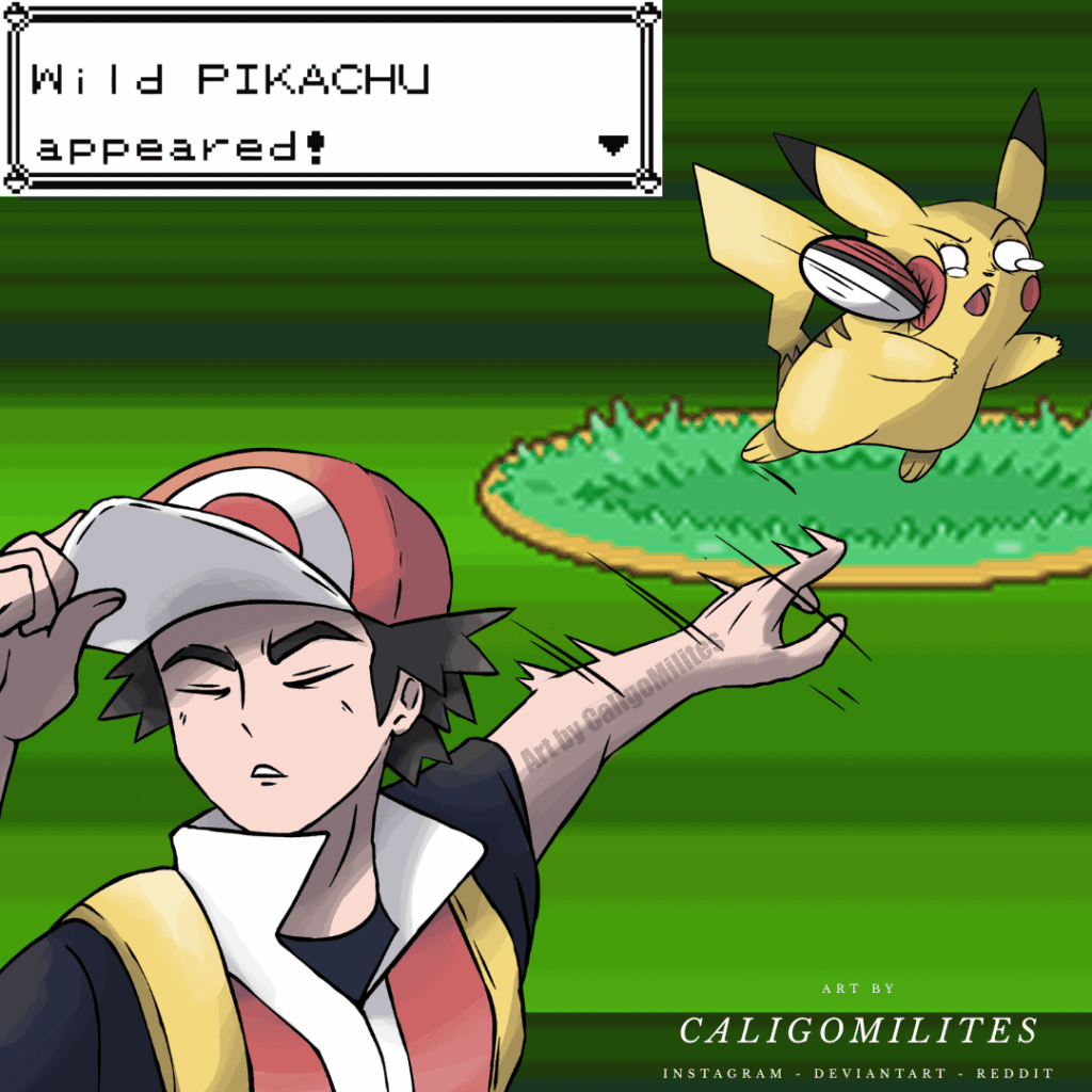 Jujutsu Kaisen Naoya Zenin - Pokemon Trainer Red