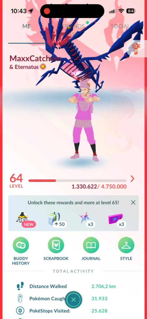 My character suddenly became all pink