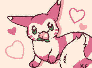 Shiny Furret & Lopunny! [OC by me]