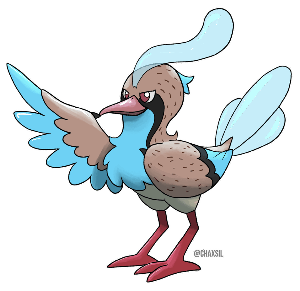 Quelvandad river bird pokemon
