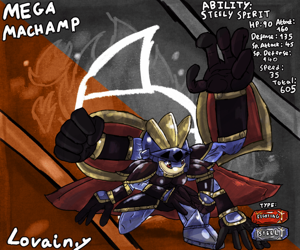 My take on Mega Machamp (OC)