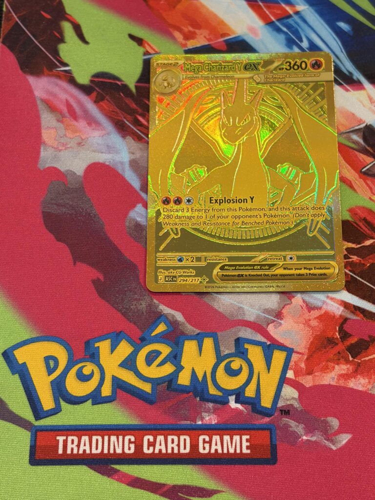 Couldn’t hit the Gold Charizard from Phantasmal Flames, but got lucky with Ascended Heroes!