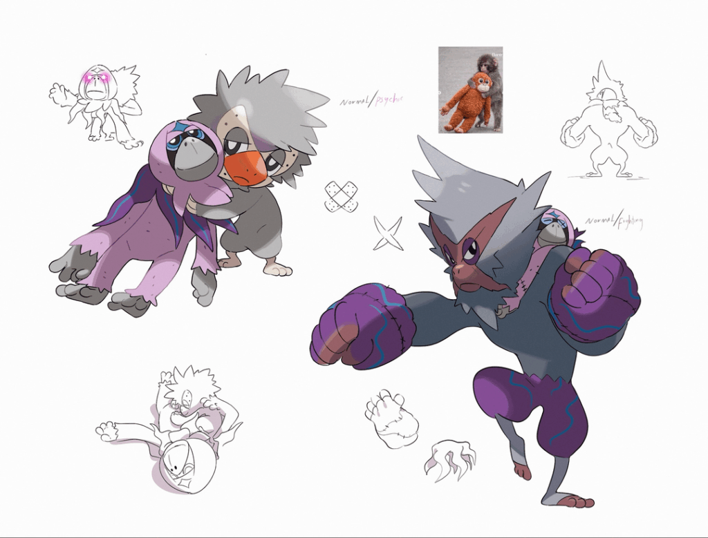 Punch the monkey as a fakemon by Startboii1