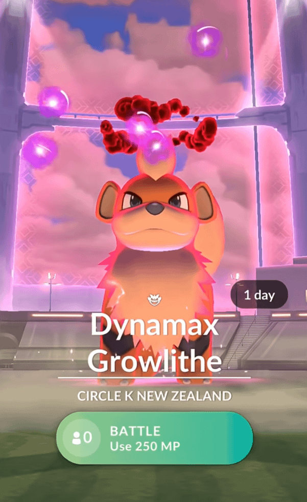 Dynamax Growlithe is Tier 1