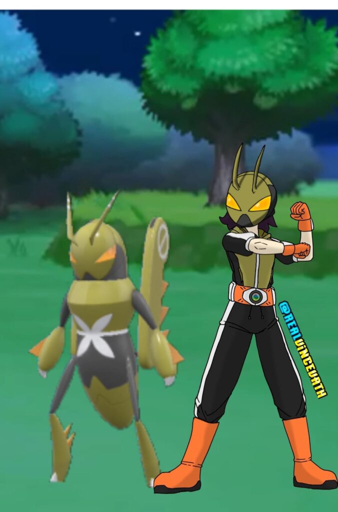 Me & my son💚🦗[Art by Me/@realvincevath]