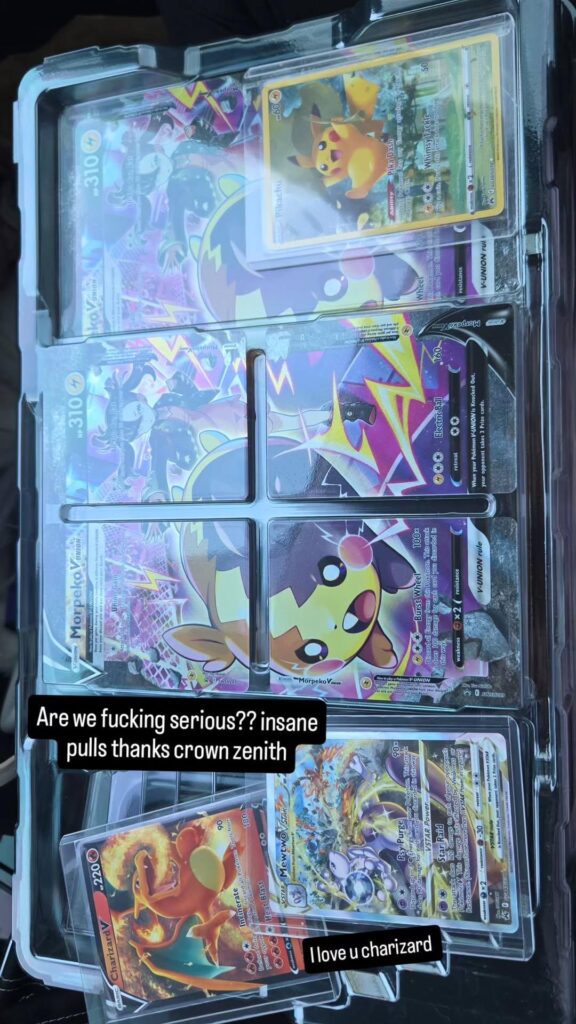 Ripped 5 booster pack crown zenith morpeko collection box