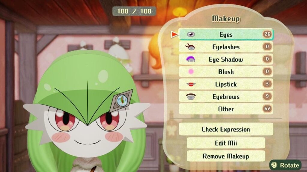 I made Gardevoir in Miitopia (7BC27BF)