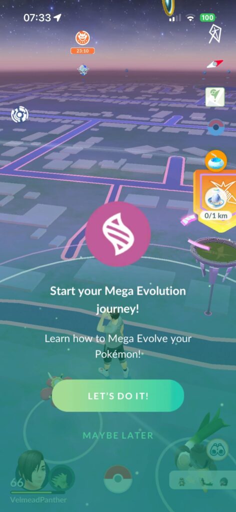 Mega Evolution tutorial just popped up?