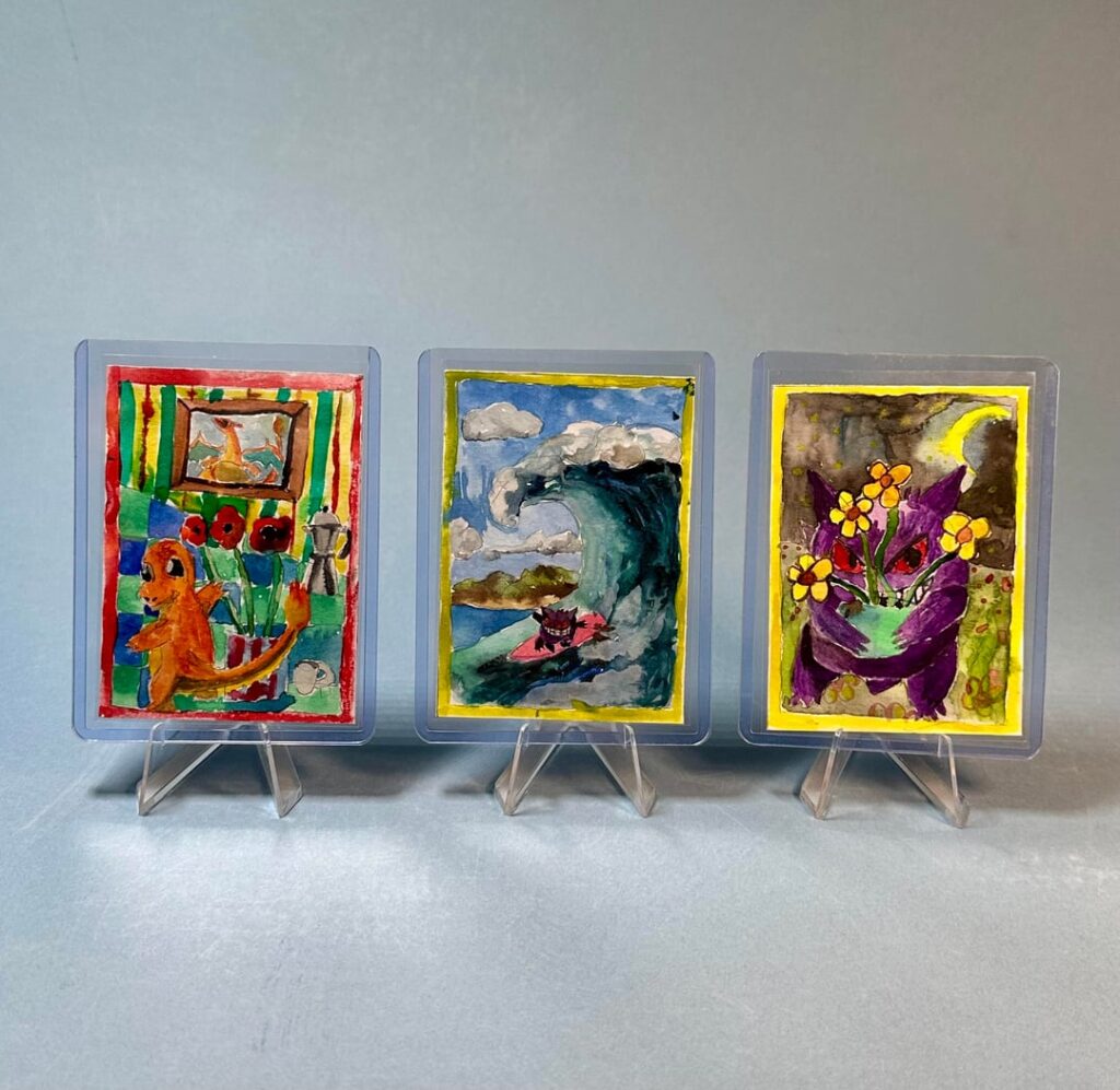 Learned what ACEOS are and had to make some immediately 😂