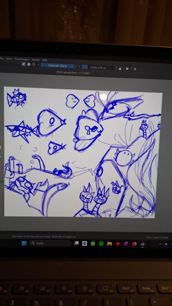 What do you think of my sketch so far?