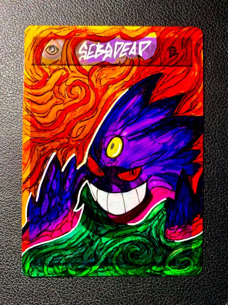 (OC) some artworks I did on Pokémon cards :3