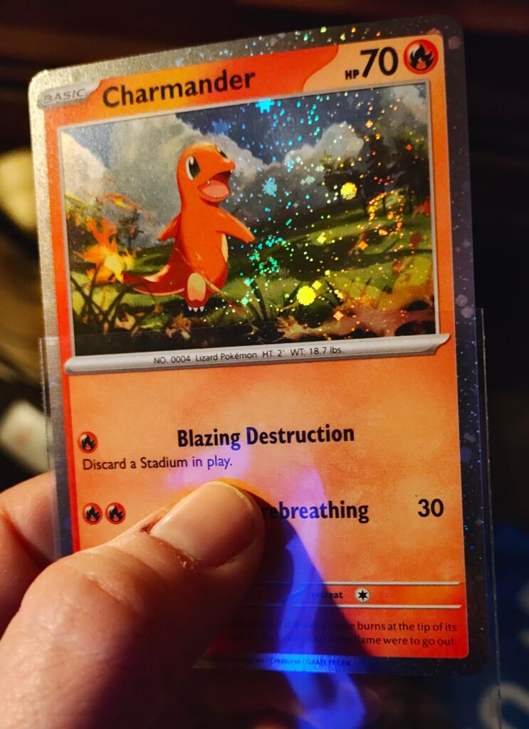 Double swirl cosmos charmander promo