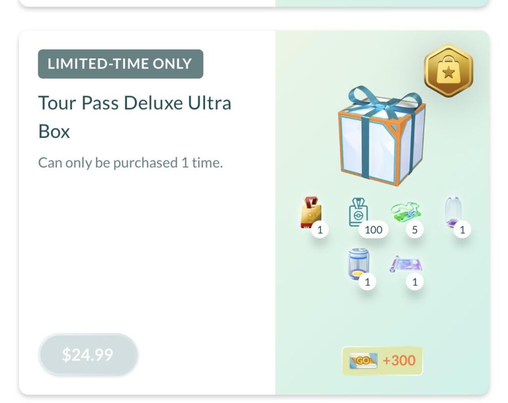 Prices for Go Tour Passes have been fixed. Congrats who got it for cheap