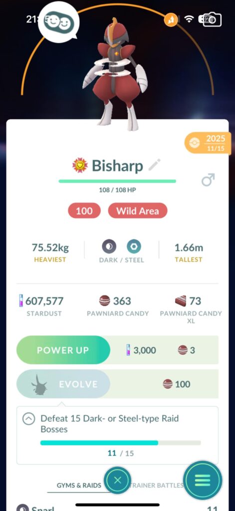 Bisharp Evolve Quest