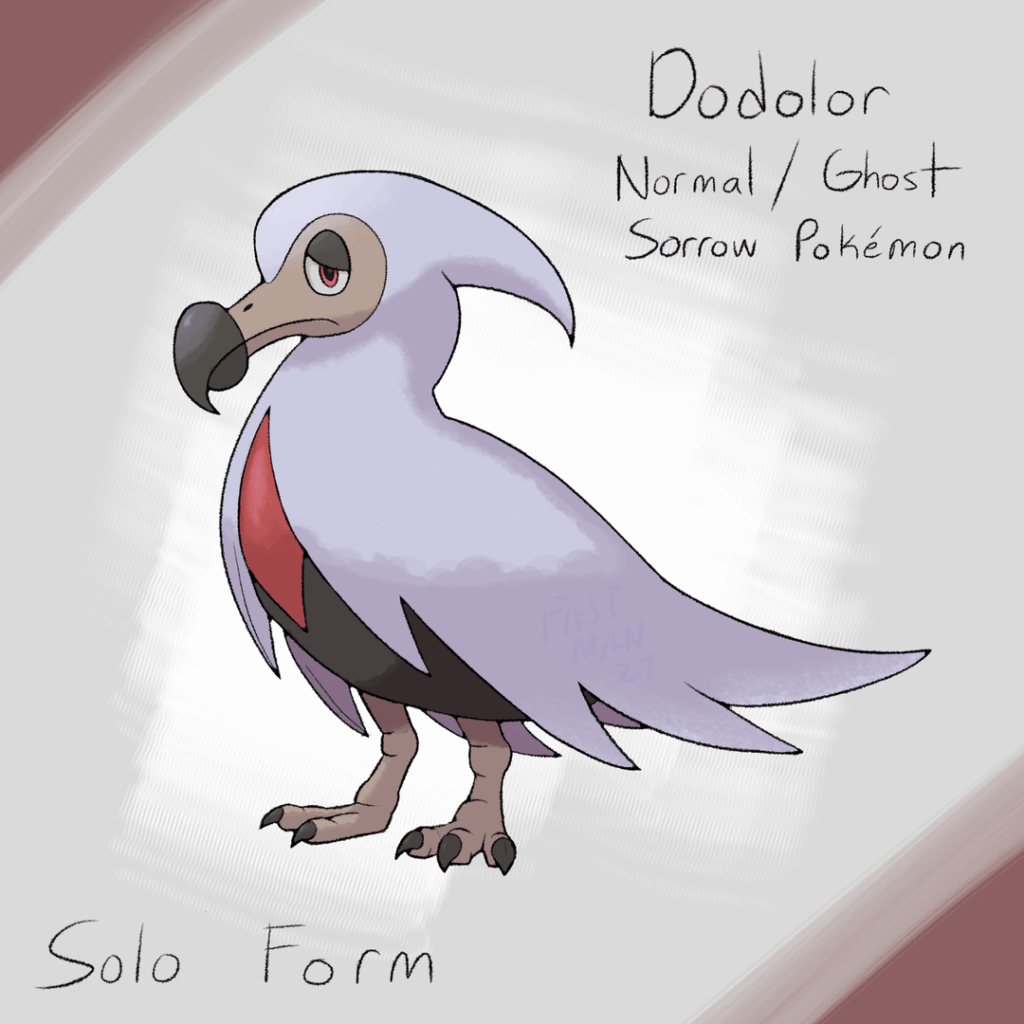 Normal/Ghost Fakemon for a prehistory based region