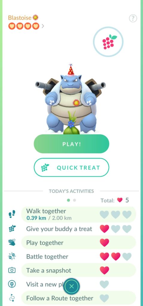 How often do you swap out buddies