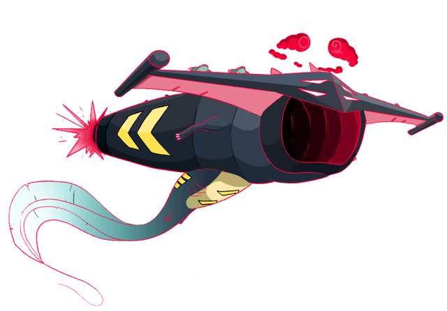 Made a Gigantamax Dragapult! I came up with this guy in a dream I had [OC]