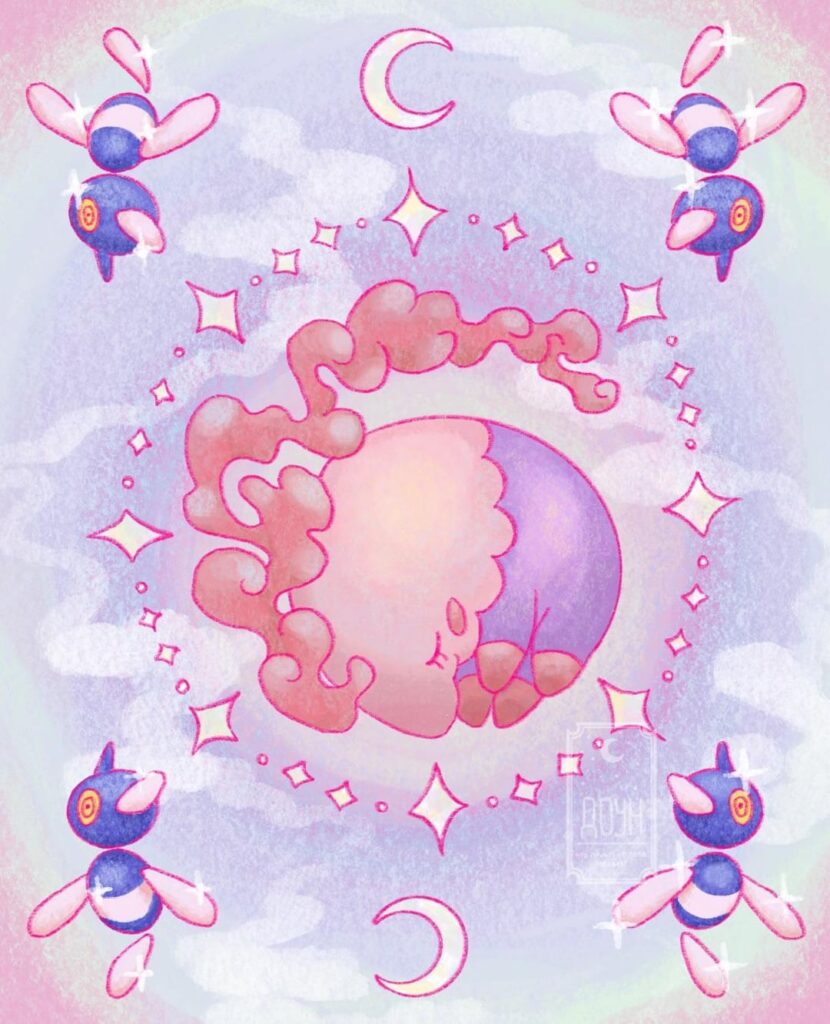 [OC] Musharna & shiny Porgyon Z